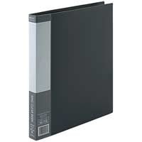 スマートバリュー リング式クリアーブック 051-10 灰10冊｜擇木ショップ