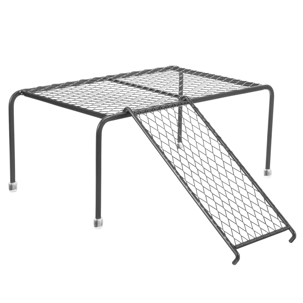 1セット チキンフィーダー 給器スタンド - 金属製チキンパーチはしご ねぐらわだれ 小屋用はしごスロープ 屋内または屋外用 (ブラック)|擇木ショップ