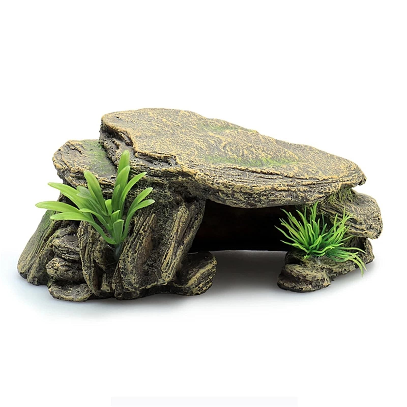 槽の族館のかざり付ける品、槽の佩び物、族館の脂石の岩のほら穴の掛けはしごのかざり付けるの利得の小さな魚の一巻の終わり (色 : 緑) ( : )