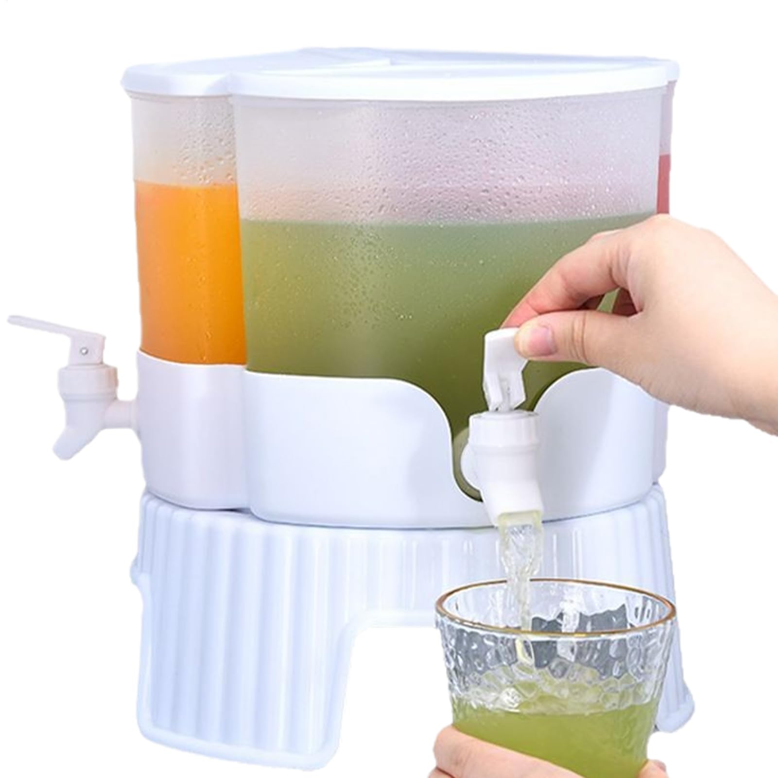 冷蔵庫用ジュースディスペンサー - 冷蔵庫飲料コンテナー | 大容量差し ジュース ティー レモネード ミルク 各種飲み物保存対応｜擇木ショップ