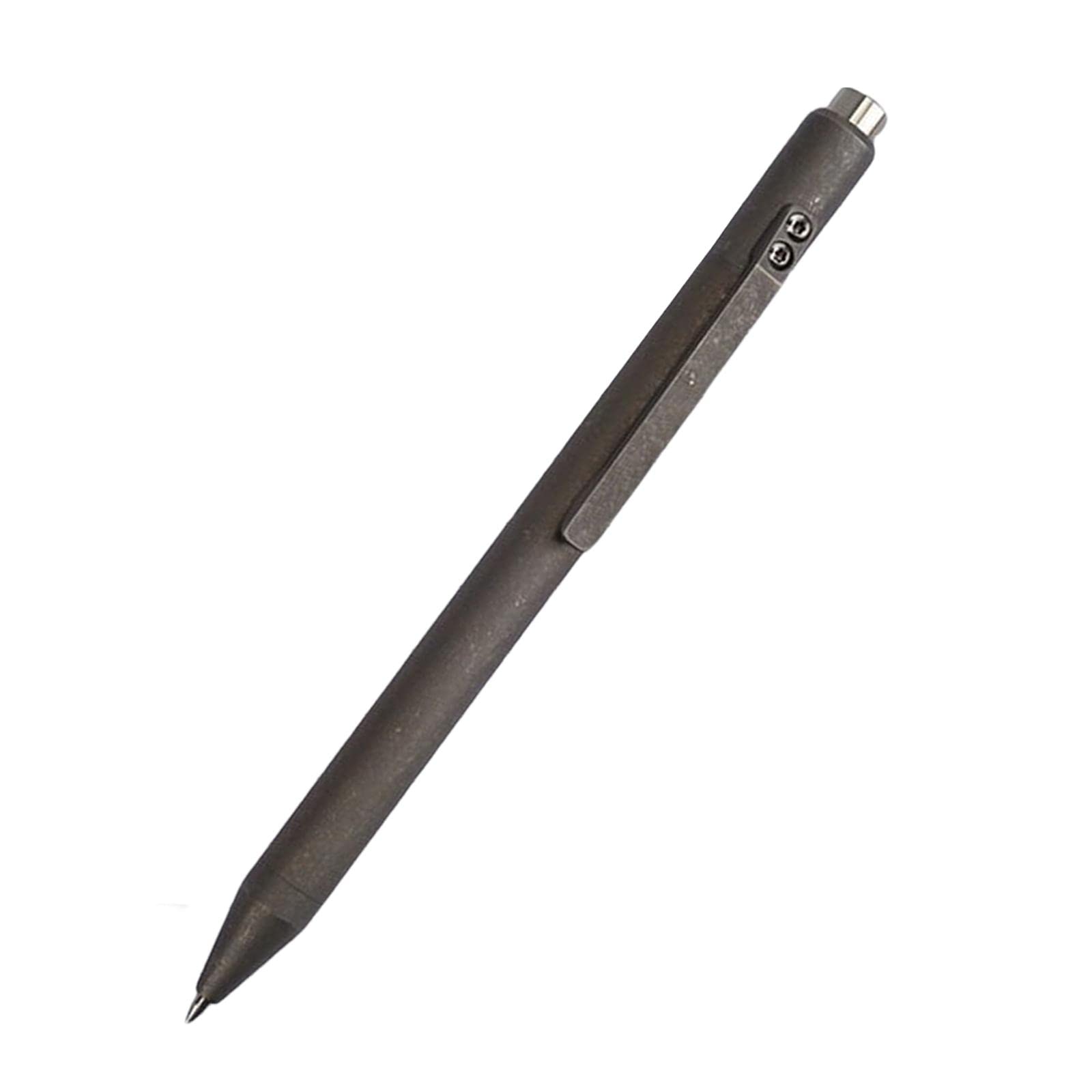 書き込み式ボールペン チタンアロイ 空白文字インキ 専務取締役 ボルトアクションペン 授業時間用,