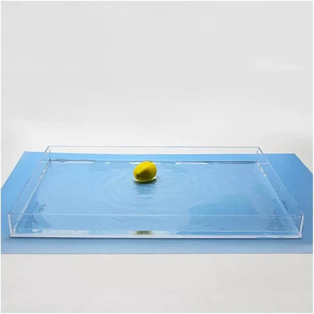 アクリル樹脂 映画化用お盆 30cm×30cm×5.5珊 澄み切った 水面 遠浅 上演 海洋博物館 商いもの映画化 小道具 かざり付ける品 触れちらかす 静物画映画化 付属物 見せびらかす 見せびらかす 容れもの せつ然たる 映画化小物 インスタ映え フォトジェニック