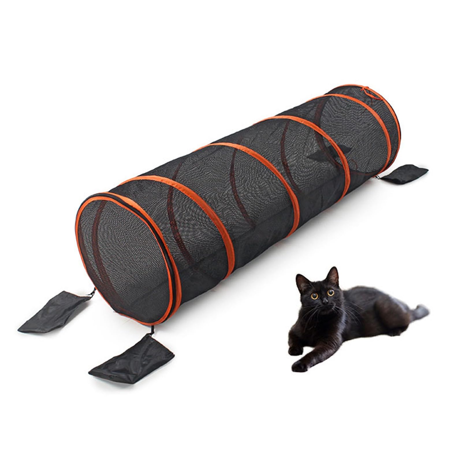 猫 水平坑 キャットトンネル メッシュ メッシュ水平坑 愛玩動物倶楽部 屋内 室外 屋外 兼用 折りたたみ ポップアップ パウダーコンパクト 納める 持ちはこぶ 携帯型 猫伏せ籠 キャットサークル 愛玩動物伏せ籠 飾り気の無い伏せ籠 プレイスペース 命のせんたく