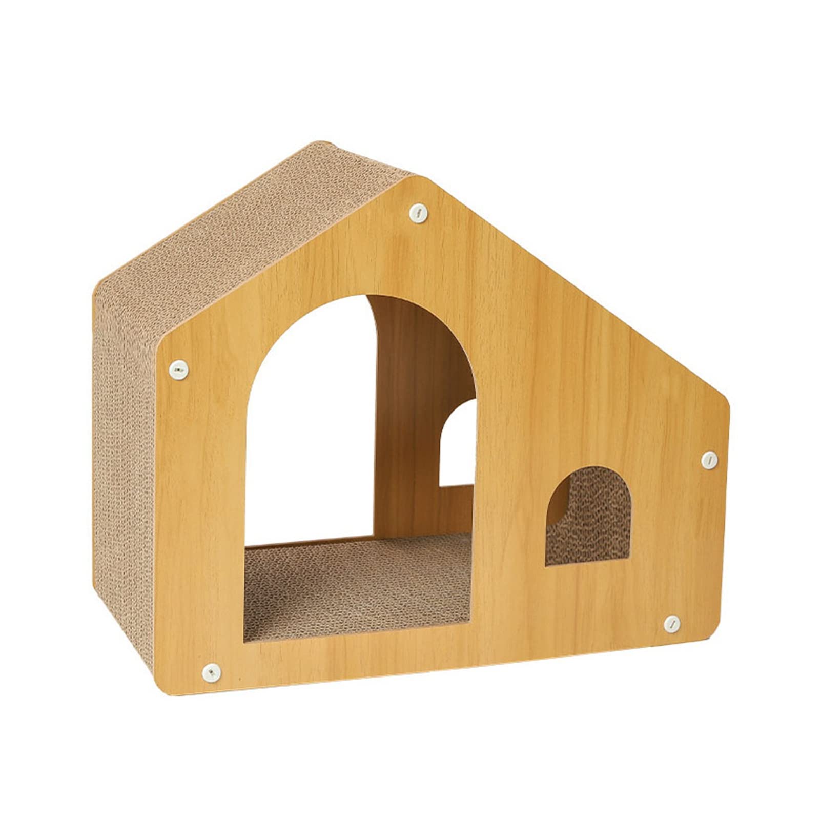猫 棲み家 段ボール 爪とぎ 臥榻 キャットハウス 室内用 猫掘ったて小屋 つめとぎ スクラッチボード キャットタワー 爪研ぎ 運動すること不完全さ切り上げる 緊迫状態切り上げる 精神的な統合式 木製風 遊び道具 愛玩動物棲み家