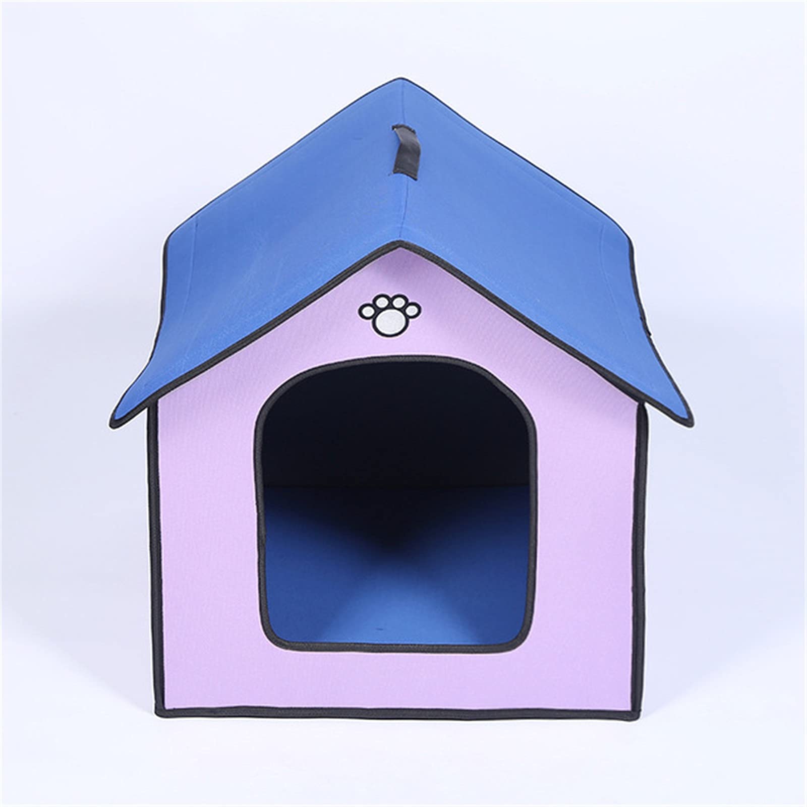犬小屋 屋外用 防水 ペットハウス 小型犬 中型犬 折りたたみ 室内 猫 ハウス 組み立て簡単 持ち手付き 洗える クッション付き ペットベッド 通年用|擇木ショップ