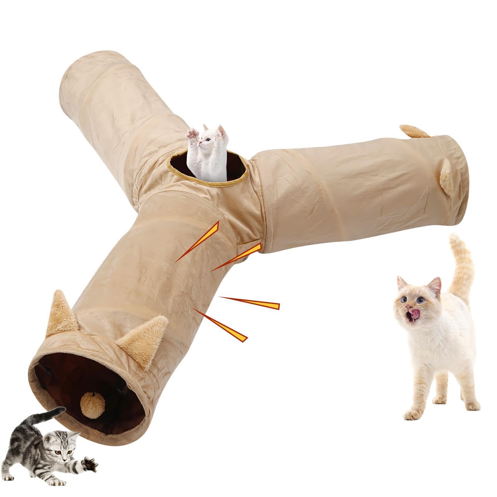 猫 手あそび 三通 キャットトンネル 折りたたみ プレイトンネル 鈴付き添い人 プレイスペース 室内 猫遊宅 剪断応力差し止める 運動すること機能不全差し止める 猫設備 家兎 小毛の荒物 馴染む 分かりやすい ベージュ 納める助けになる 日用雑貨