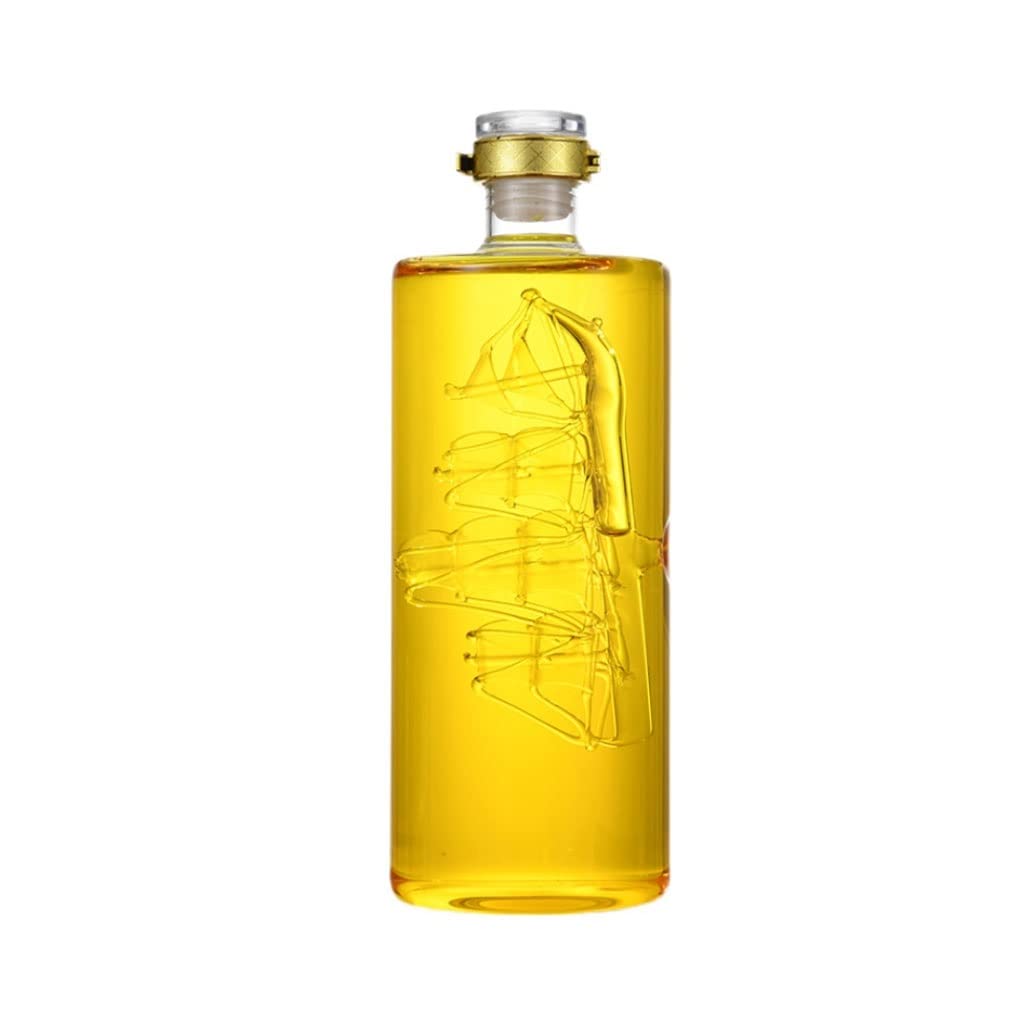ウィスキー デカンター 1000ml 大静電容量 帆船 ひな形入り口・入口 今めかしい 硝子 壜 飾りつけ樽 技術者 手作り デキャンタ ブランデイ 強い酒 酒器 差し上げ物 室内装飾 赤ちょうちん装置 密閉 ケイ素樹脂栓付 敬老の日 父の日 差し上げ物 祝する品 呉れて遣る用 御前上等