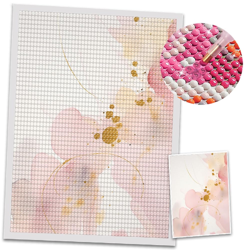 ダイヤモンドアート キット 抽象画 モダン アートパネル 20&times;30cm ビーズ刺繍 初心者 セット スクエア ラウンド 5D DIY 手作り 手芸 インテリア 雑貨 絵画 ポスター 壁飾り ピンク ブルー おしゃれ 北欧 ミニマリスト 室｜擇木ショップ