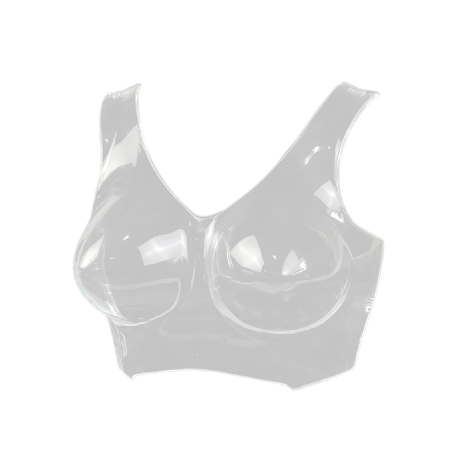ブラジャー ディスプレイスタンド 透明 プラスチック マネキン ハンガー 卓上 ランジェリー 撮影 下着収納 ショップ 展示 試着室 インテリア 胸囲82cm 高さ26cm|擇木ショップ