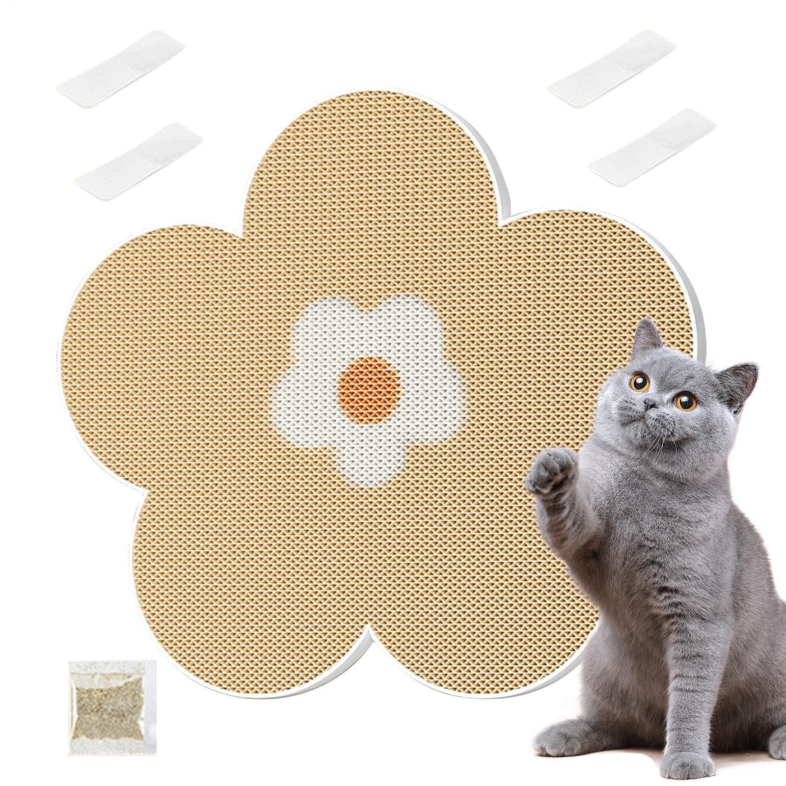 猫 爪とぎ 壁 壁紙保護すること つめとぎ 花型 ダンボール 密集して 貼る 爪研ぎ 臥榻 パッド キャットスクラッチャー 調度品保護すること 傷押しとどめる 猫備品 愛玩動物備品 遊び道具 愛くるしげ 今めかしい