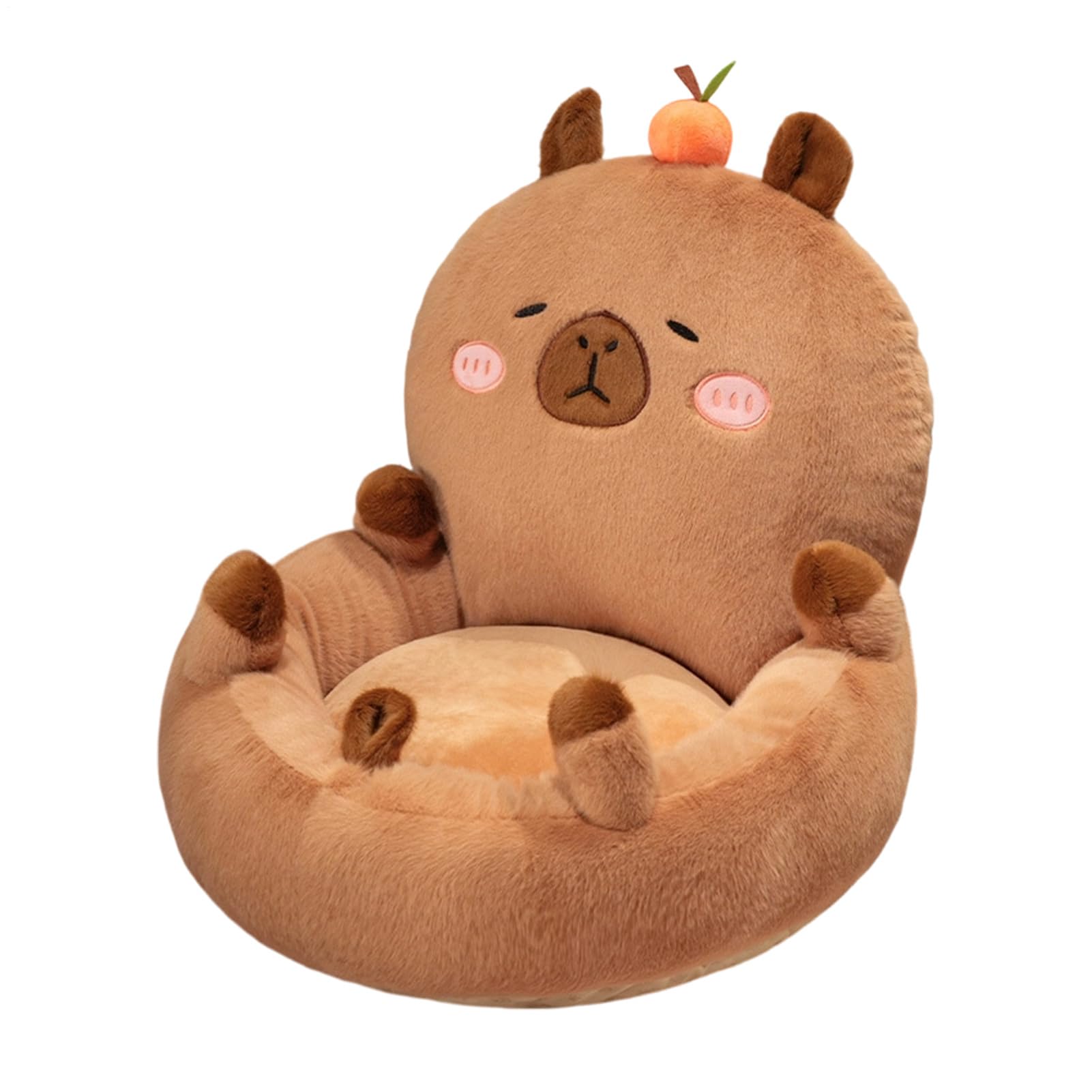 カピバラ 座布団 腰かけ 立ち会い場座布団 裏 座布団 座蒲団 ぬいぐるみ もこもこ 好いたらしい 今めかしい 室内装飾 女性議長座布団 在宅細工物 執務室 腰かけ用 癒しグッズ