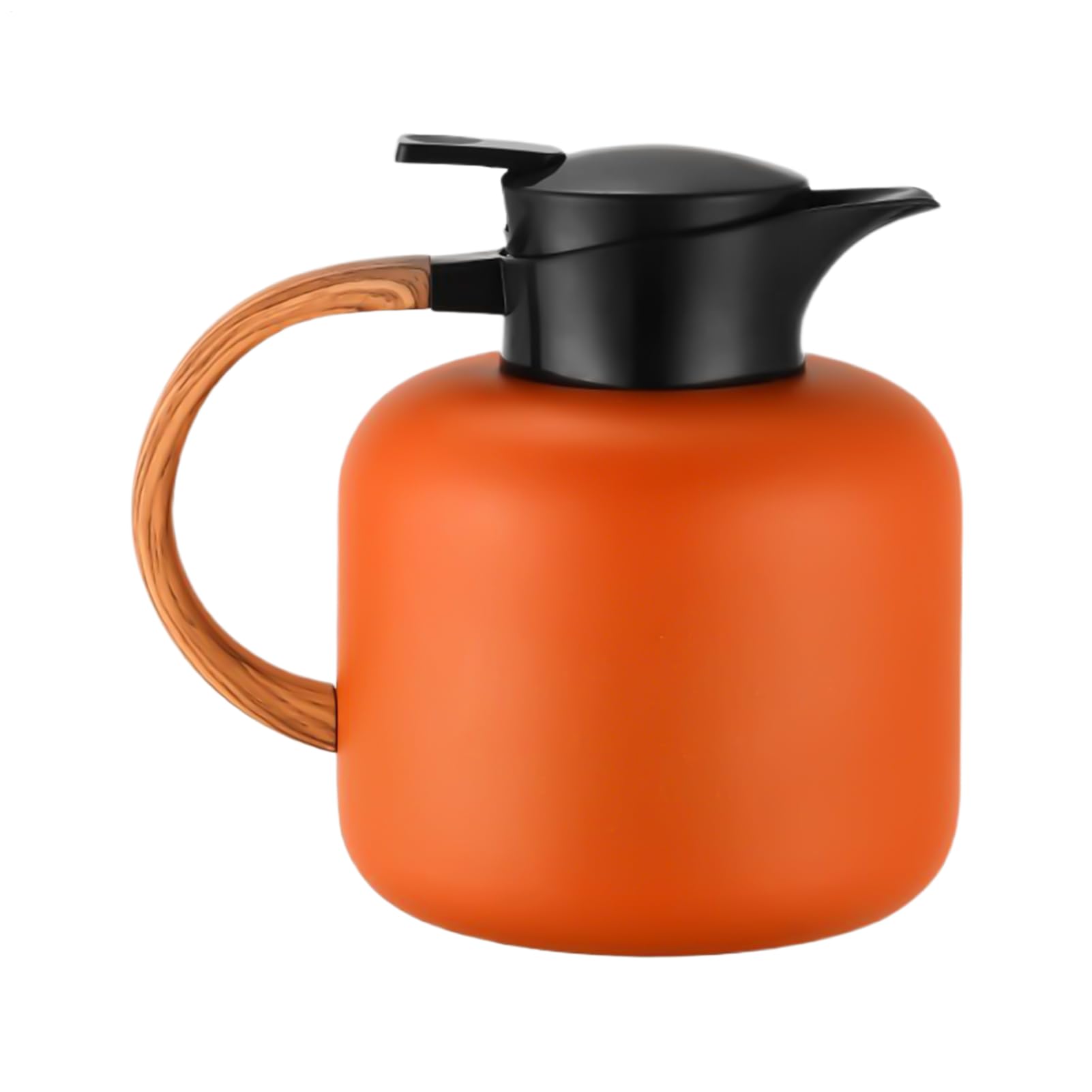 サーモポット 2000ml 保温 保冷 卓上ポット ステンレス鋼 カフェーポット 今めかしい 肌理調手持ち部分 無意味さ断熱 珈琲 紅茶の葉 茶の葉 ティーポット お水ポット ポット 御厨子所備品 身寄り用 執務室用