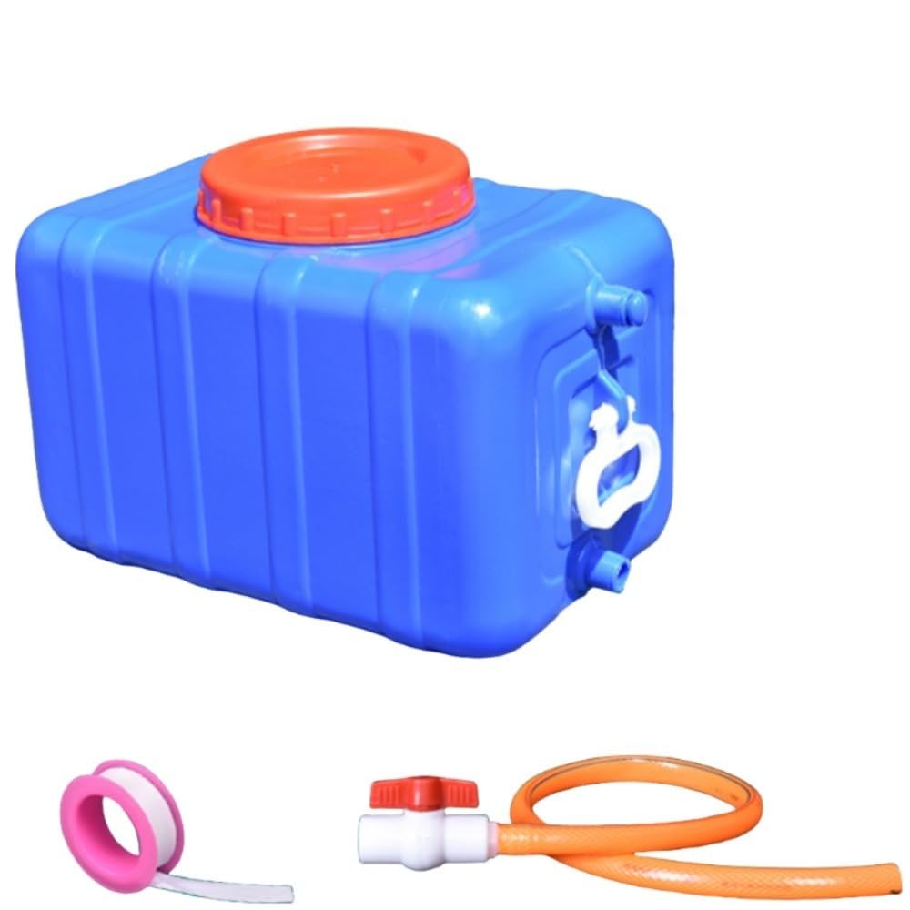 お水貯蔵タンク 50L 角型 ポリ貯蔵タンク HDPE製 食料雑貨類点数 貯水貯蔵タンク 水貯蔵タンク 防災 アウトドア 難民キャンプ 車載 水道の栓付き添い人 密閉 水塔