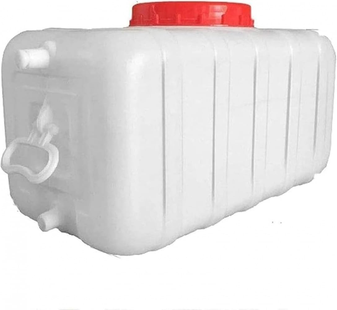お水貯蔵タンク 50L 水貯蔵タンク ポリ貯蔵タンク 水貯蔵タンク 防災 非常用 貯水貯蔵タンク 難民キャンプ アウトドア 農林 園芸用 降雨貯蔵タンク 水道の栓まかない方付き添い人 手持ち部分付き添い人 パウダーコンパクト 横型 大電気容量 軽さ 可塑性物質製