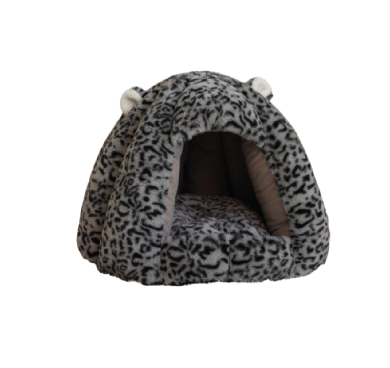 猫ベッド 冬 冬用 キャットハウス ペットハウス クッション付き 2way ドーム型 猫ハウス 小型犬 ペットベッド もこもこ 暖かい 豹柄 ジラフ柄 アニマル おしゃれ 洗える かわいい ペット用品|擇木ショップ