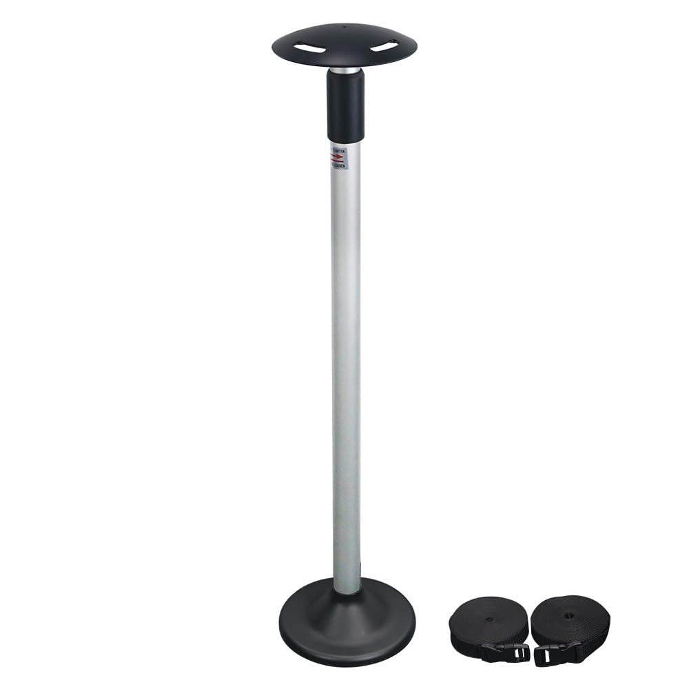 ボートカバーサポートポール 伸縮式 660mm-1219mm ヨットカバー用 支柱 調整可能 アルミニウム製 船用 雨水溜まり防止 補助ポール 補強ポール キャンプ用品 釣り船 マリン用品｜擇木ショップ 8,680円