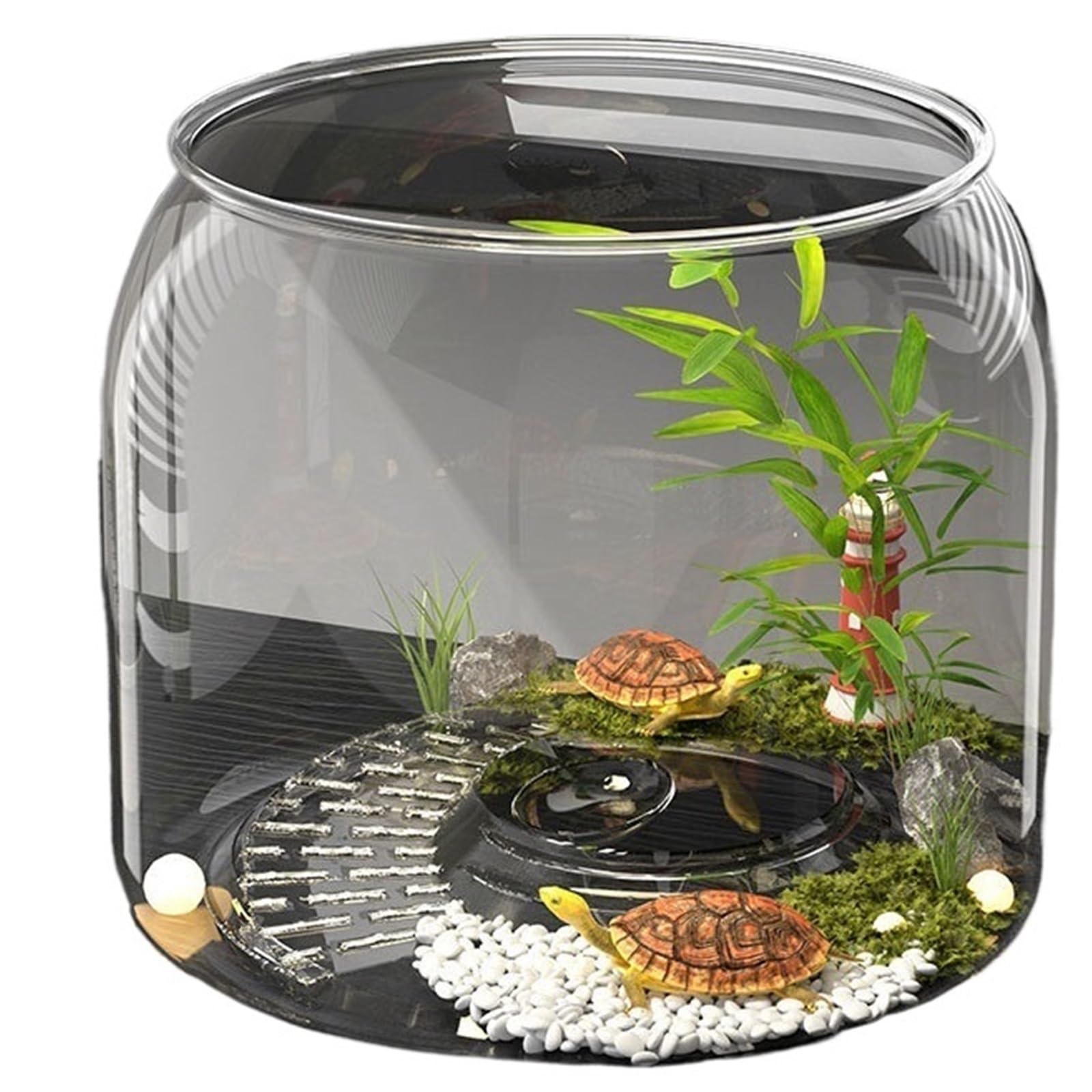 カメの給餌タンク家庭用リビングルームの特別なボックスデスクトップ(小さい)｜擇木ショップ 14,751円