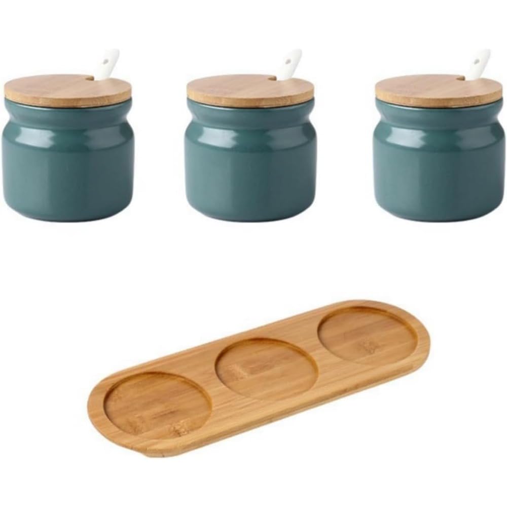 調味料セット、陶器製、砂糖・塩入れとオイルボトル付き、、北欧風、家庭用調味料収納、キッチン必需品、実用的で洗練されたデザイン (7,)｜擇木ショップ