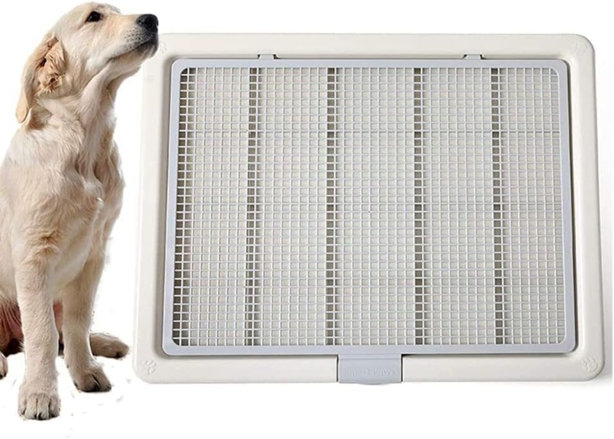 大 型 犬 用 幅ネットの 孵化式 ペット/犬/猫 用 計量ゲージクリーニング簡単抗菌 トレイボックストレーニングステップ (ライトグレー)｜擇木ショップ