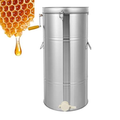 養蜂器具 蜂蜜分離器 蜂蜜圧搾機 はちみつ 遠心分離機 食品 ステンレス 濾過器 3級濾過プログラム 業務用 家庭用 蜂蜜抽出器 蜂蜜ワックスプレス 蜂蜜撹拌棒 分解可能でお手入れが簡単|擇木ショップ