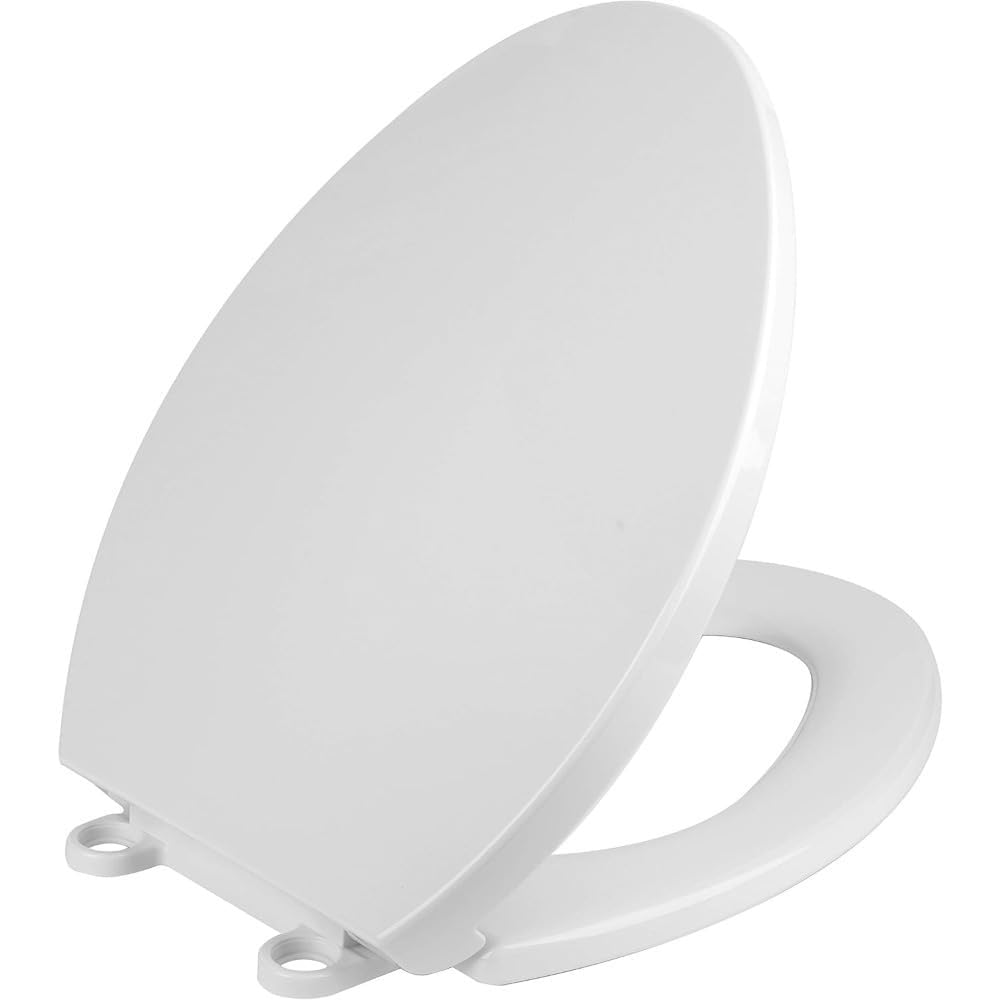 便座のふた白い型設計で ゆっくりと閉めます。ほとんどの便器に適用します 万能 家庭用 厚手ゆっくり下がり 型 ()｜擇木ショップ