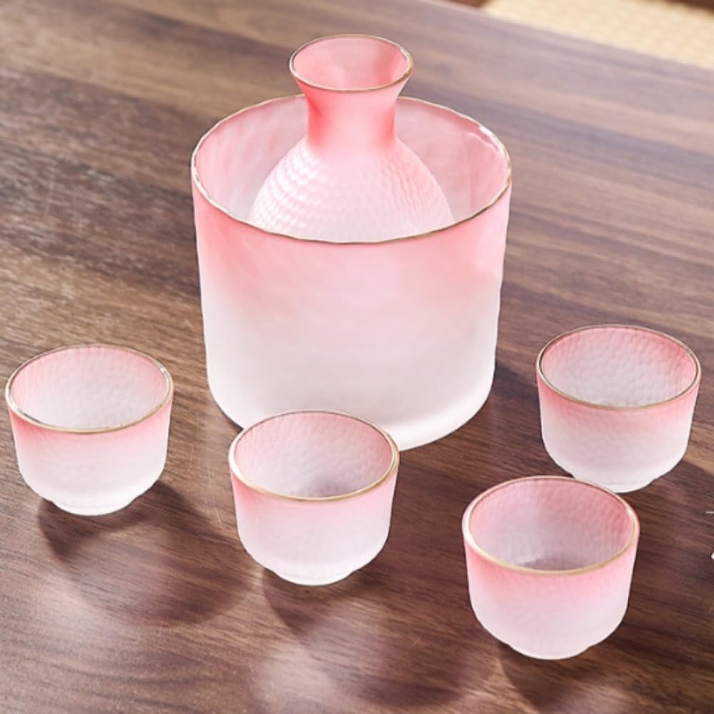 和風酒器セット ガラス徳利セット 酒器セット 保温保冷 耐熱ガラス製 無毒 無味 滑り止め 和酒徳利セット 燗瓶盃 冷酒グラスセット 還暦祝い 退職祝い 結婚祝い 誕生日プレゼン日本酒 冷酒 温酒用 おしゃれ 和風 ()｜擇木ショップ 7,655円