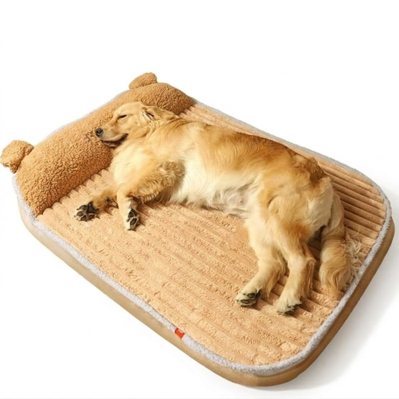 ペットベッド 犬 キャンピングベッド 手洗い・丸洗い両方対応 付属枕とクッション完備 犬猫共用仕様 小・中・大型ペット向け お休み用パッド (,)|擇木ショップ