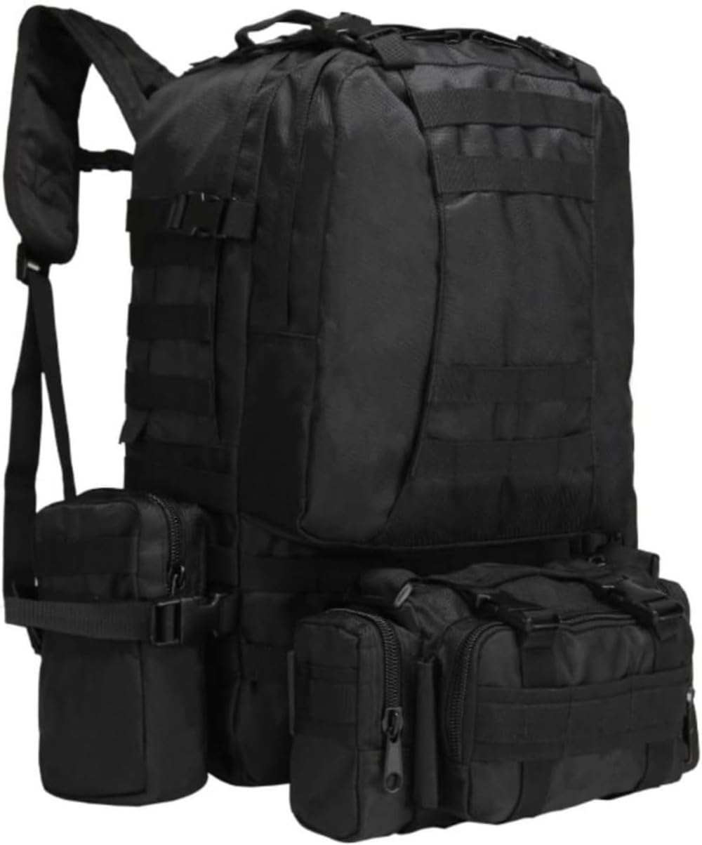 [] 41 多機能アウトドアリュック 800 防水オックスフォード布 取り外し式拡張可能 登山・キャンプ・防災用 泥色｜擇木ショップ 12,360円