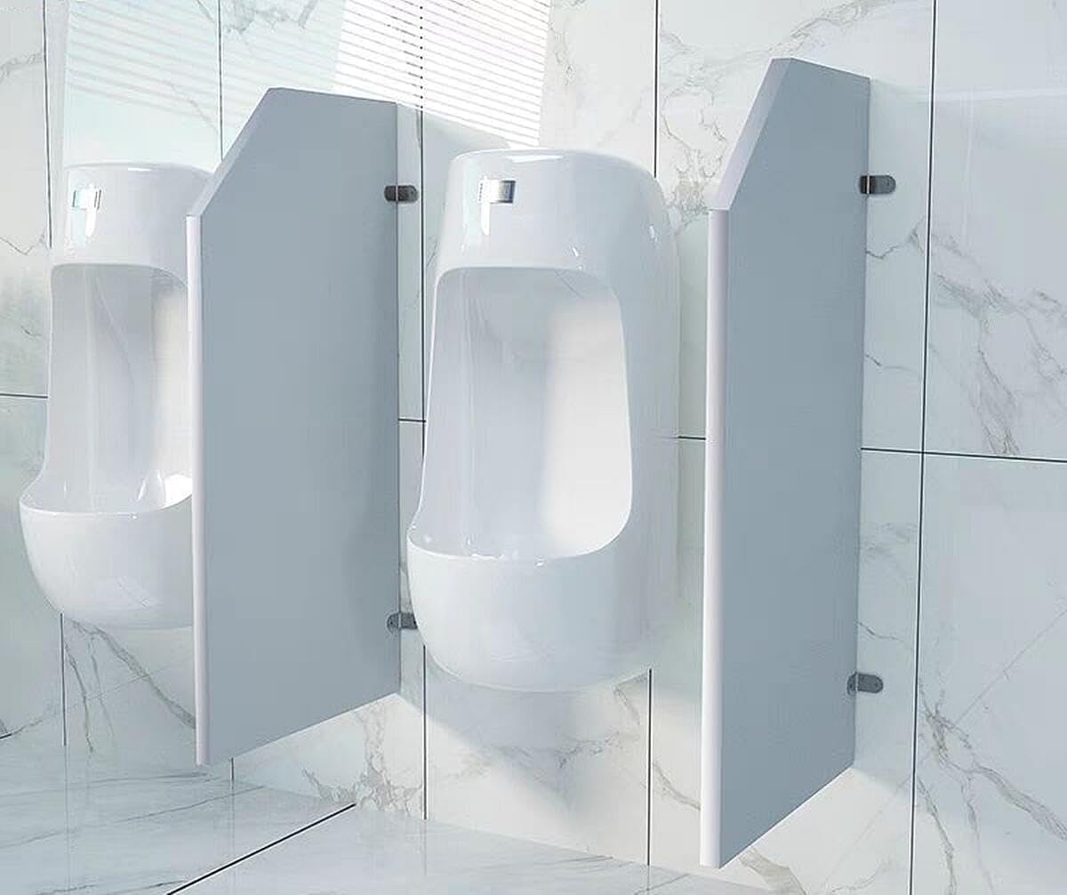 仕切り壁 小便器仕切り トイレの小便器の仕切り 壁に取り付け トイレパーティション 公衆トイレ用仕切り板 トイレ間仕切り トイレ小便器パーティション壁 学校/幼稚園/ショッピング モール/公共の場所用 ()|擇木ショップ