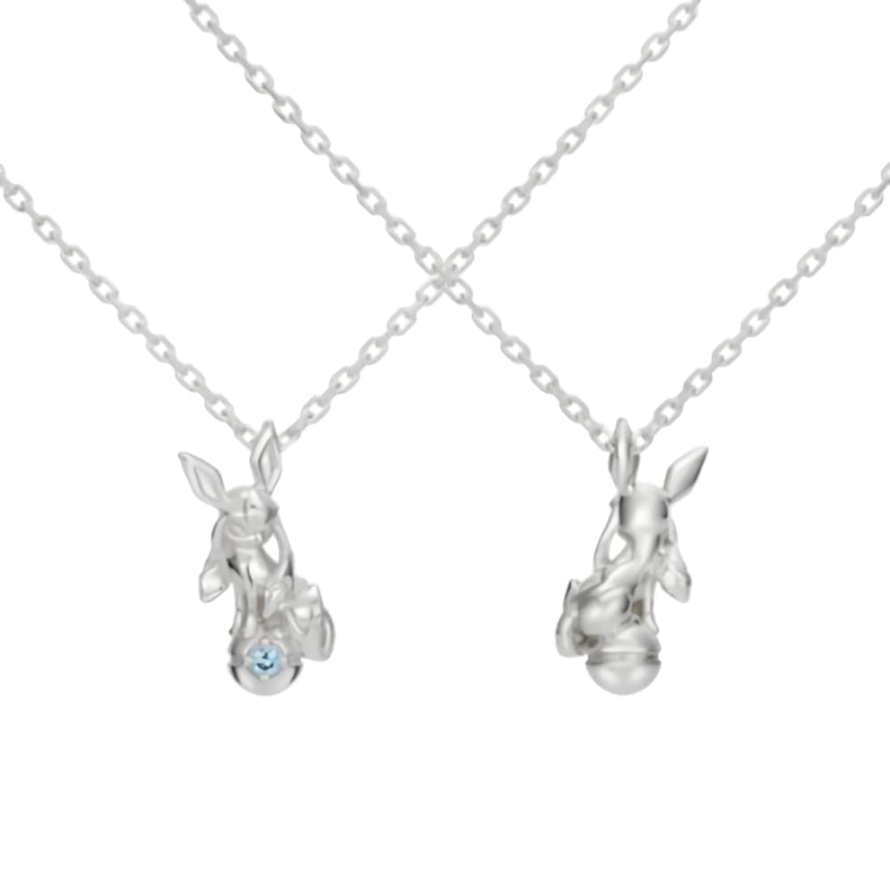 [ユートレジャー] ポケットモンスター グレイシア&;モンスターボールネックレス シルバー ユニセックス 男女兼用 メンズ レディース 人気 アクセサリー プレゼント ギフト｜擇木ショップ
