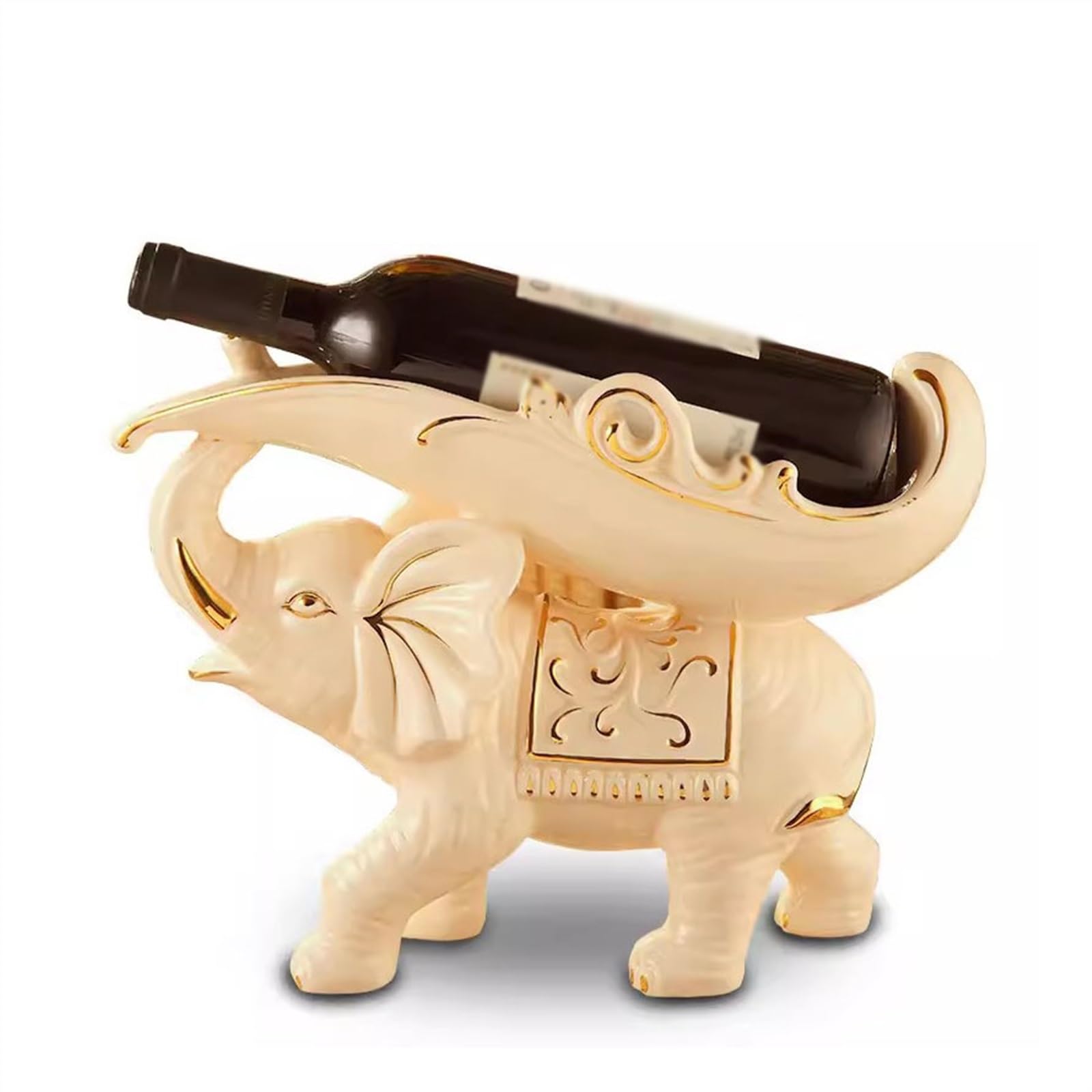 ワインラック ワインラックペンダントホーム装飾クリエイティブセラミックスタンドフォーチュンエレファントワインクーラーリビングルーム|擇木ショップ