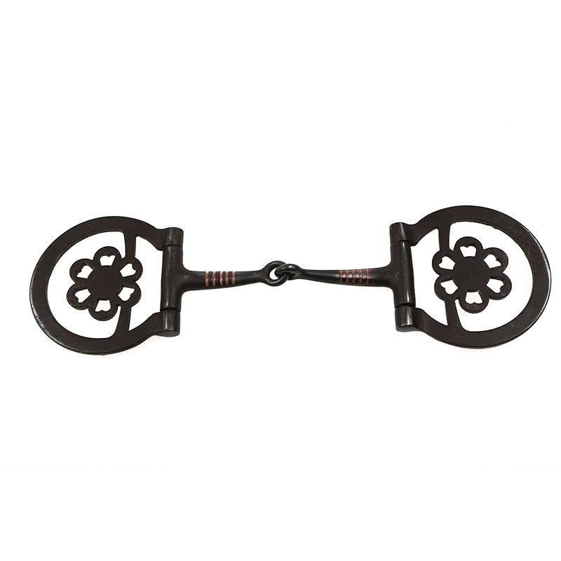 馬具アクセサリ 馬の訓練用馬具 12.5 (4.9インチ) 鉄銅線製 クラシックウエスタンデザイン 手綱コントロール用|擇木ショップ