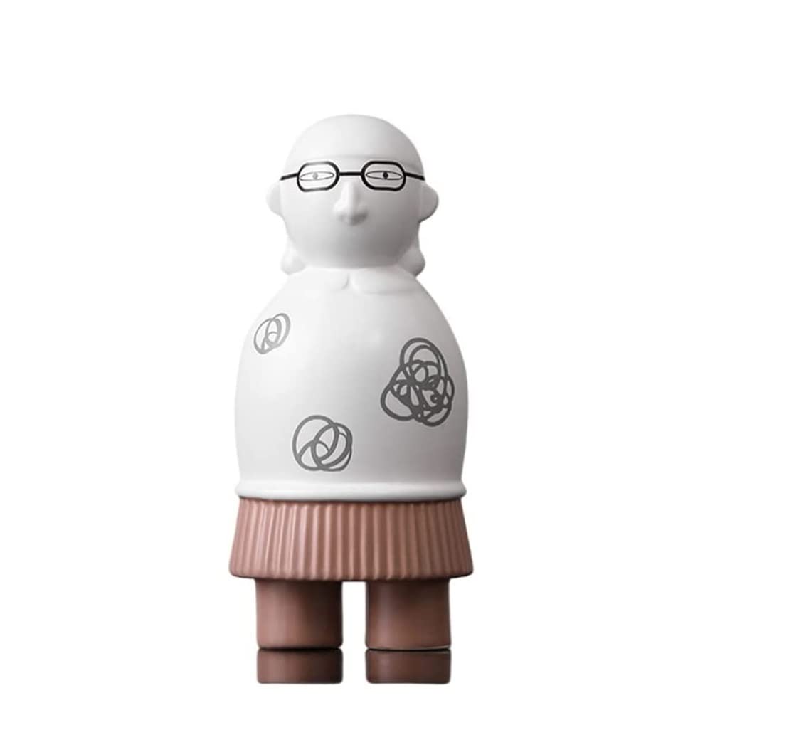 彫像 彫刻 屋内 装飾の彫刻現代の抽象的なキャラクターの彫刻ホームオフィスのデスクトップの彫像のためのセラミックの彫像の装飾 装飾 卓上(,18)|擇木ショップ