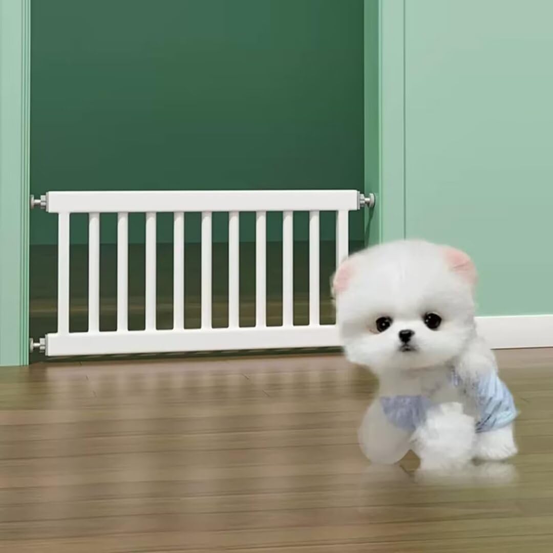 ペットゲート 犬用バリアゲート ペットフェンス 高さ44 ベビーゲート 間仕切り ドアストッパー ペット侵入防止 (取付幅64-70)｜擇木ショップ