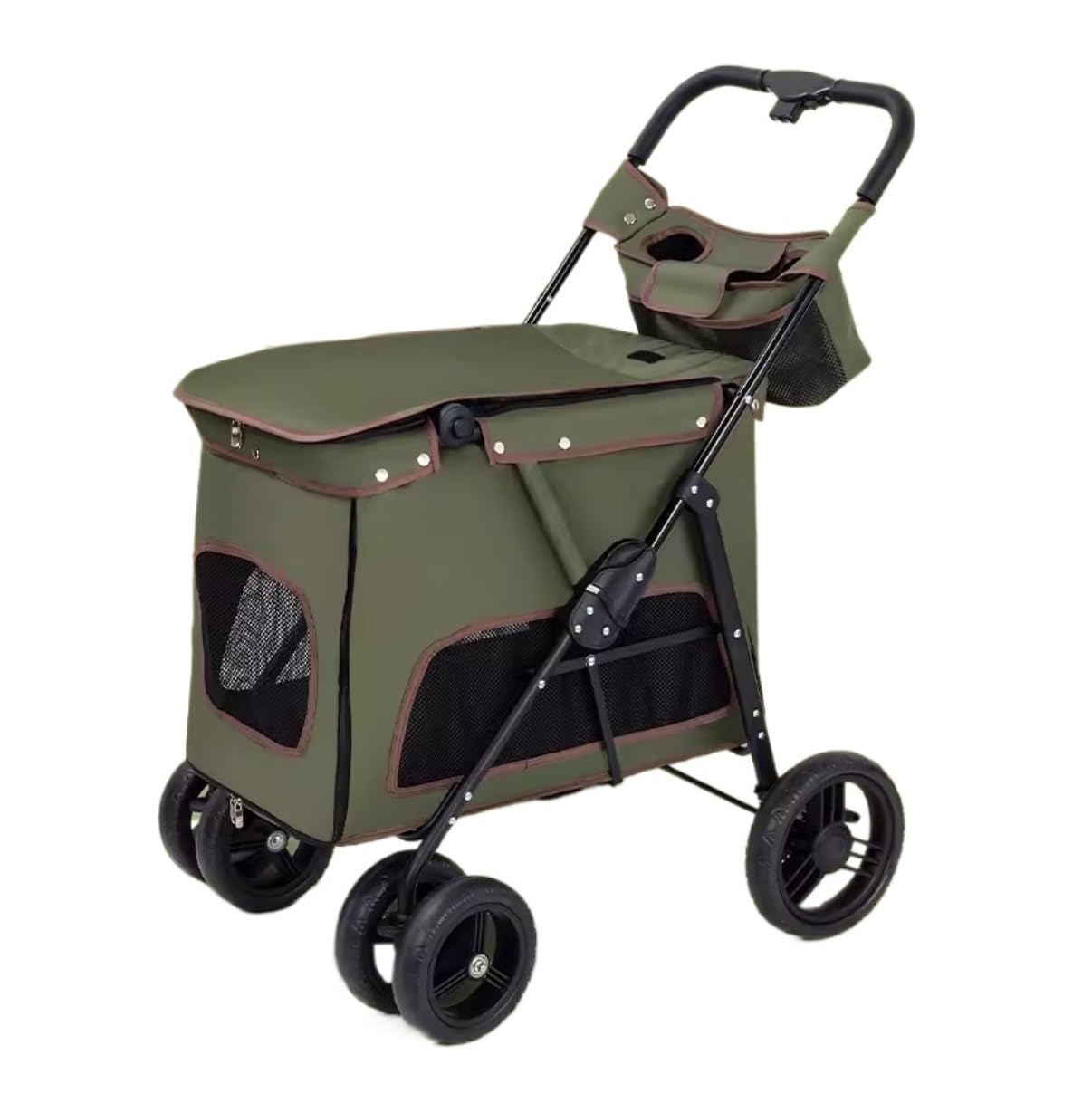 犬 バギー ペットカート 猫バギー ペットキャリーカート 折りたたみペットベビーカー 4 輪ポータブル犬ベビーカー収納袋付き猫ベビーカー中小型犬猫 ペットバギー ペットベビーカー 犬用ベビーカー()｜擇木ショップ