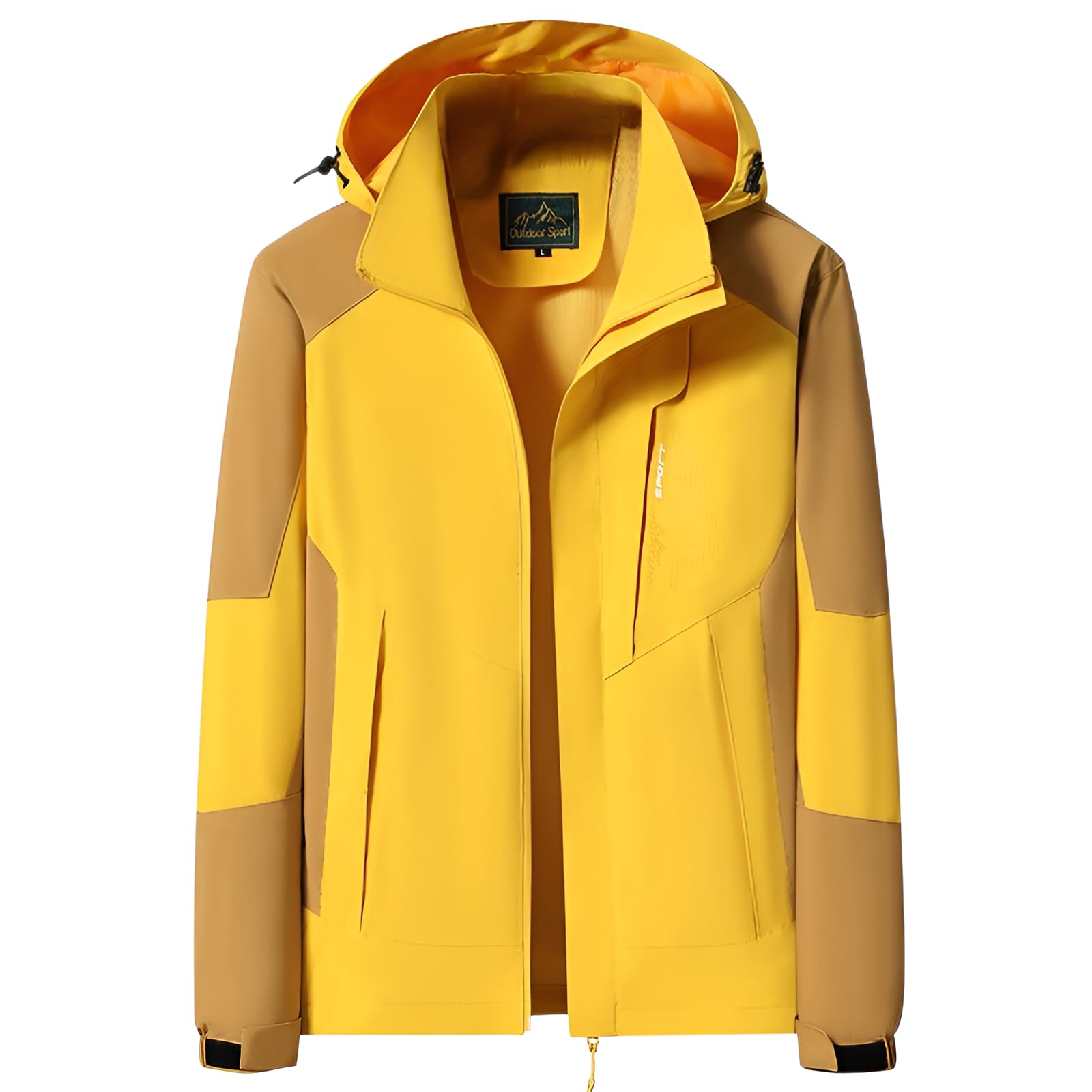 [] マウンテンパーカー メンズ レディース 登山服 撥水 防風 アウトドアジャケット 75高密度生地 通気性 ド付き 取り外し可能 2点セット 裏起毛 釣り キャンプ ウインドブレーカー 男女兼用 オールシーズン対応｜擇木ショップ