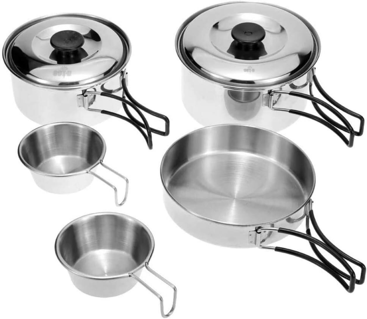 キャンプ 調理器具 アウトドアキャンプ調理器具セットキャンプポットアウトドアボウルステンレス鋼キャンプ調理鍋パンボウル キャンプ用品 アウトドア｜擇木ショップ