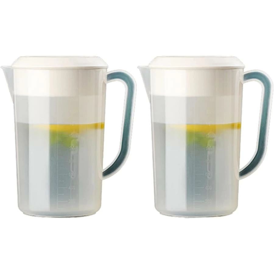 ピッチャー プラスチック お茶 耐熱容器 麦茶ポット ボトル 食品グレードの素材 ティーポット 大容量 冷水筒 デキャンタ 大口径 良好|擇木ショップ