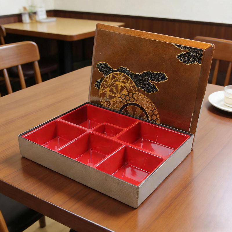 弁当箱.蓋付きサービングディッシュ.寿司飯ソースオフィスレストランピクニックビジネス用ランチボックス｜擇木ショップ