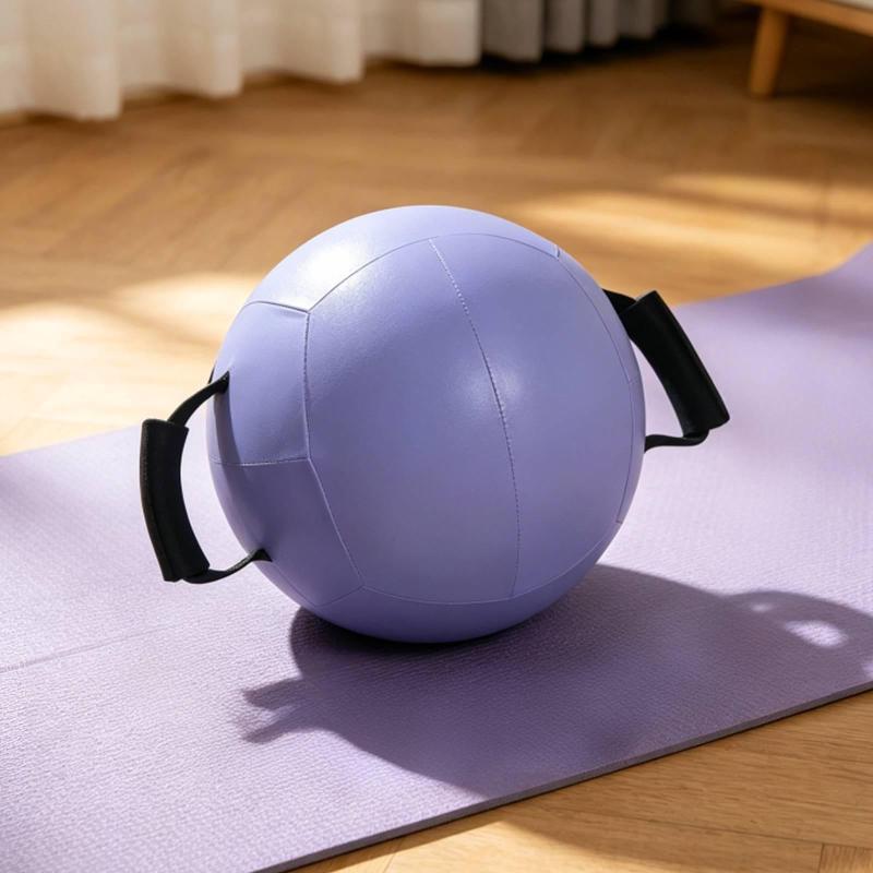 エクサボール コア トレーニング 装置 ハーフバランス 柔軟で実用的 取り外せるハンドル 調整可能ストラップ 洗いやすい設計 体幹改善向けジムに適用|擇木ショップ