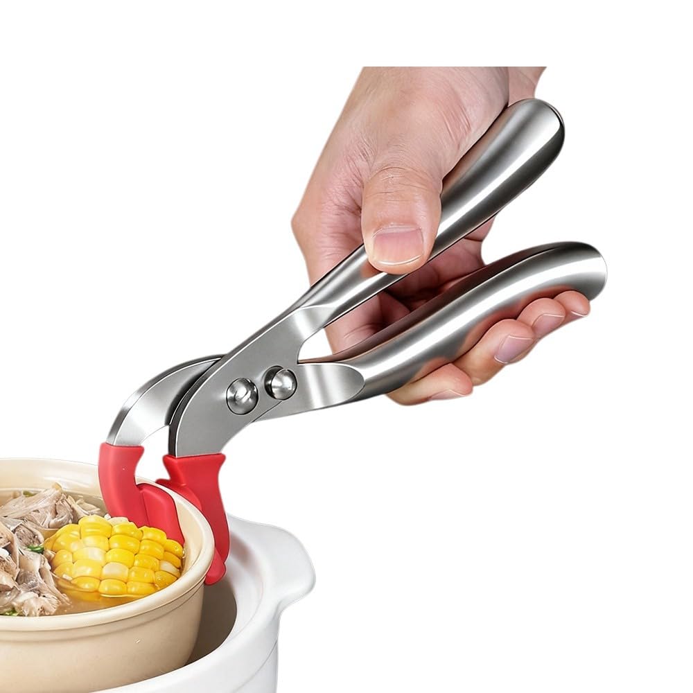 火傷防止クリップ、食器クリップ、キッチン用クランプツール、オーブン/鍋/フライパン用クランプツール、ベーキングトレイクリップ、調理/蒸し調理補助具、家庭用キッチン調理器具、多用途キッチン用クランプ製品。 (1)|擇木ショップ