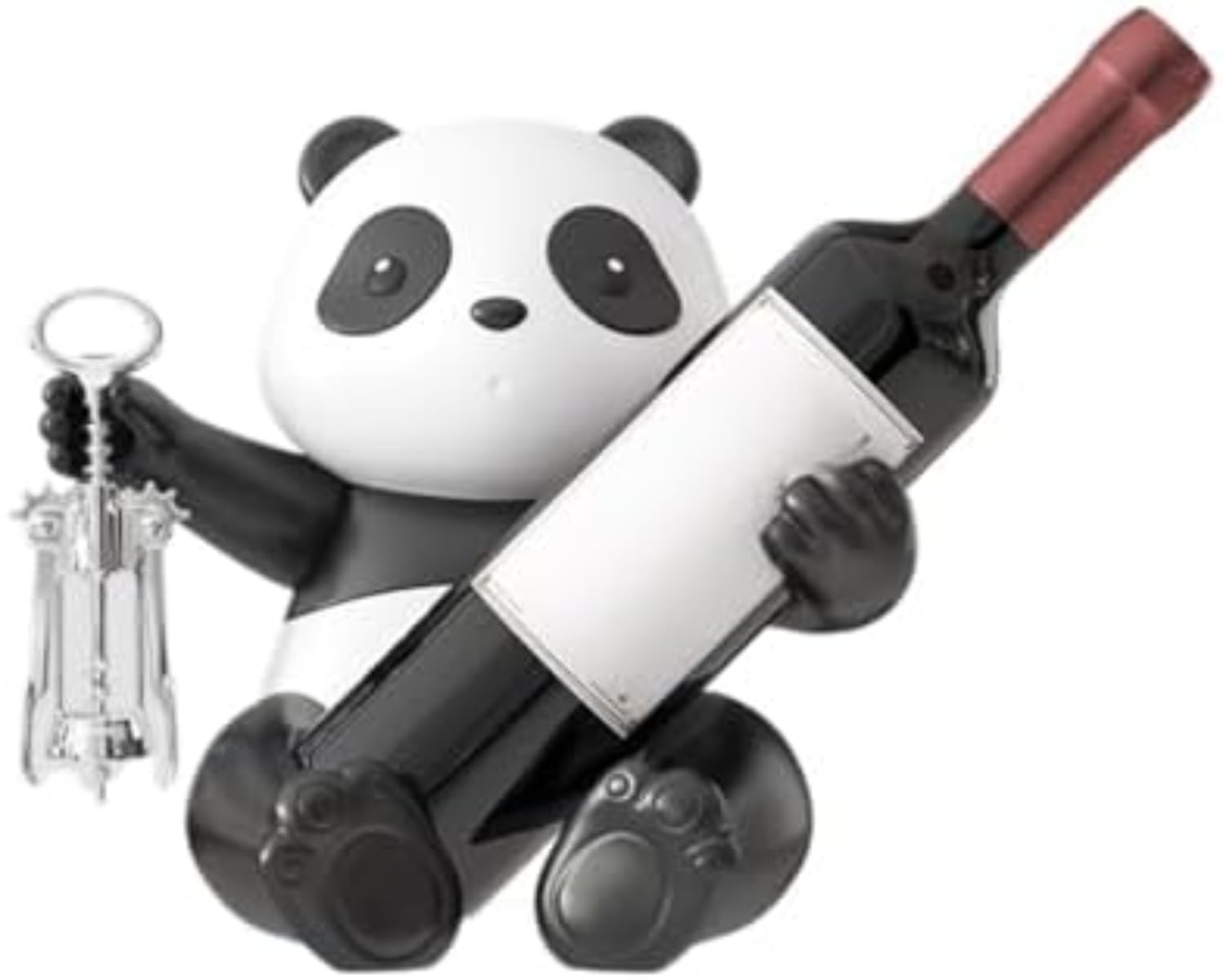 パンダ付きワインラック リビングルーム装飾 多機能収納 カップホルダー キーホルダー ダイニングキャビネットアクセサリー20｜擇木ショップ