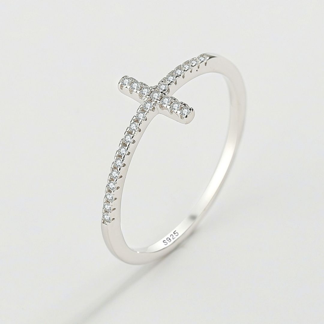 楽天市場】指輪 フリーサイズ クロスリング リング ダイヤモンドリング