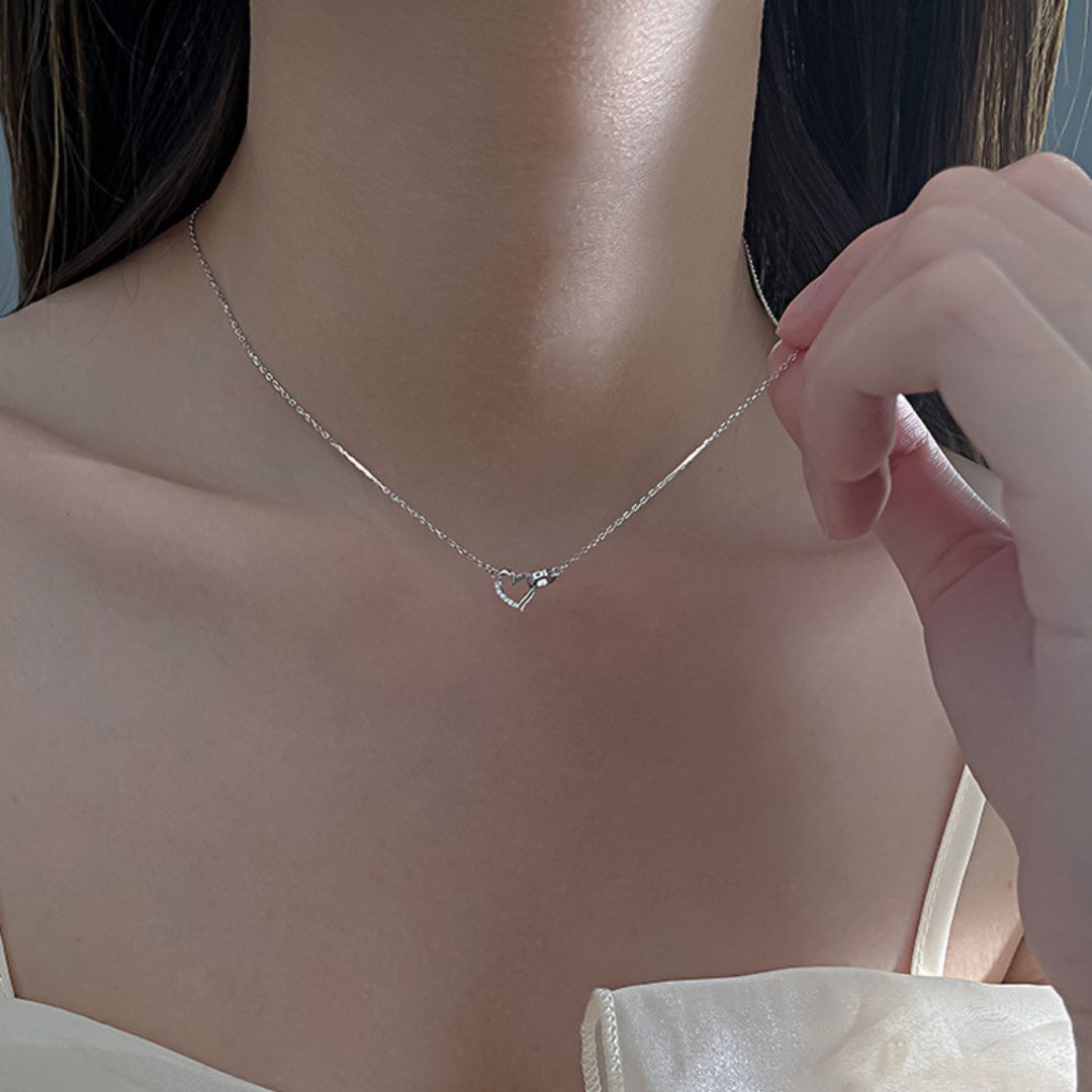【完売御礼】ネックレス レディース シンプル シルバー ハート ブランド 金属アレルギー対応ネックレス シルバー925 ブランド|TAKUMI(匠) リング ネックレス..