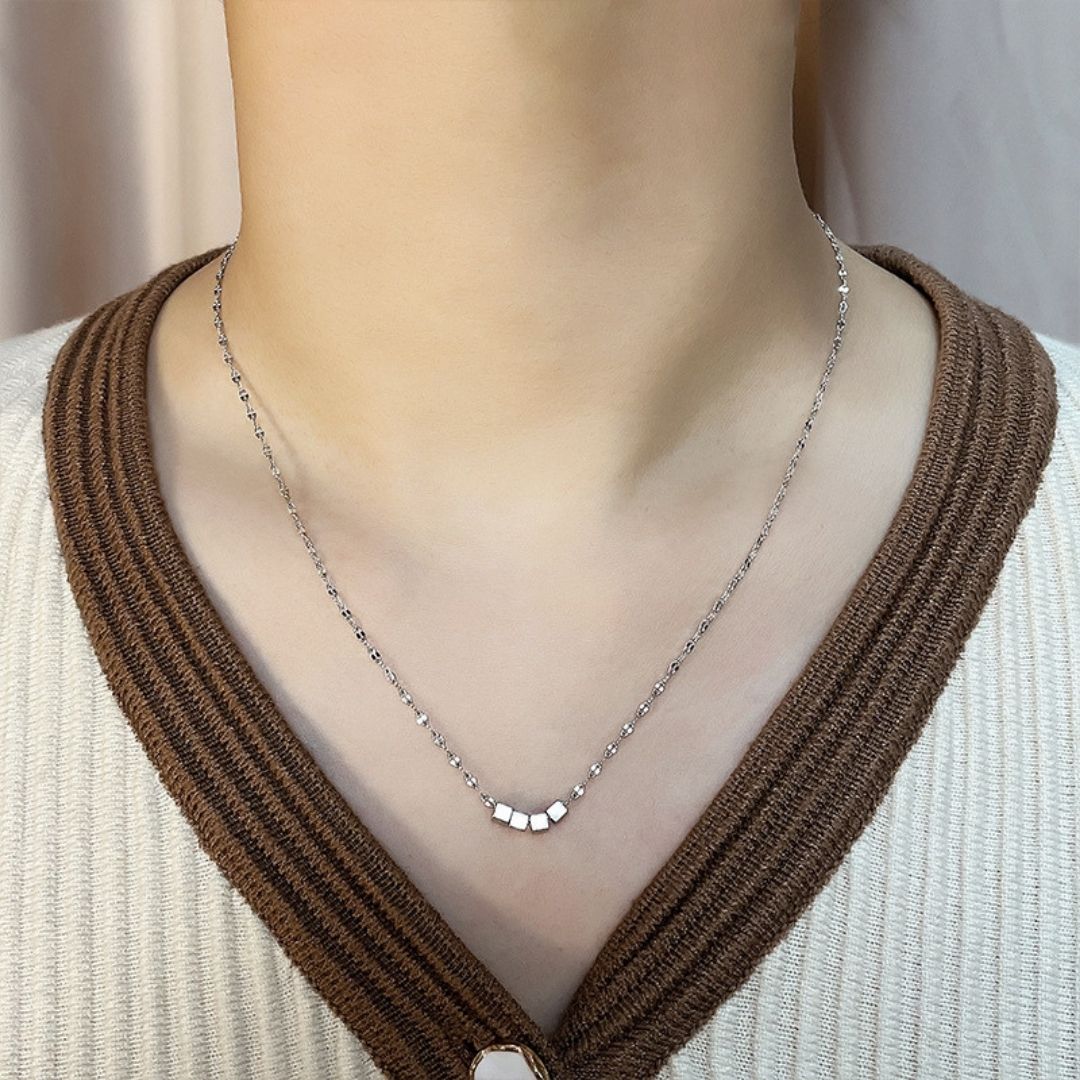 ネックレス レディース シンプル シルバー シルバー925 チェーン シルバーネックレス 可愛い 金属アレルギー ペンダント 華奢 ジュエリー アクセサリー プレゼント 錆びない おしゃれ かわいい｜TAKUMI（匠） リング ネックレス..