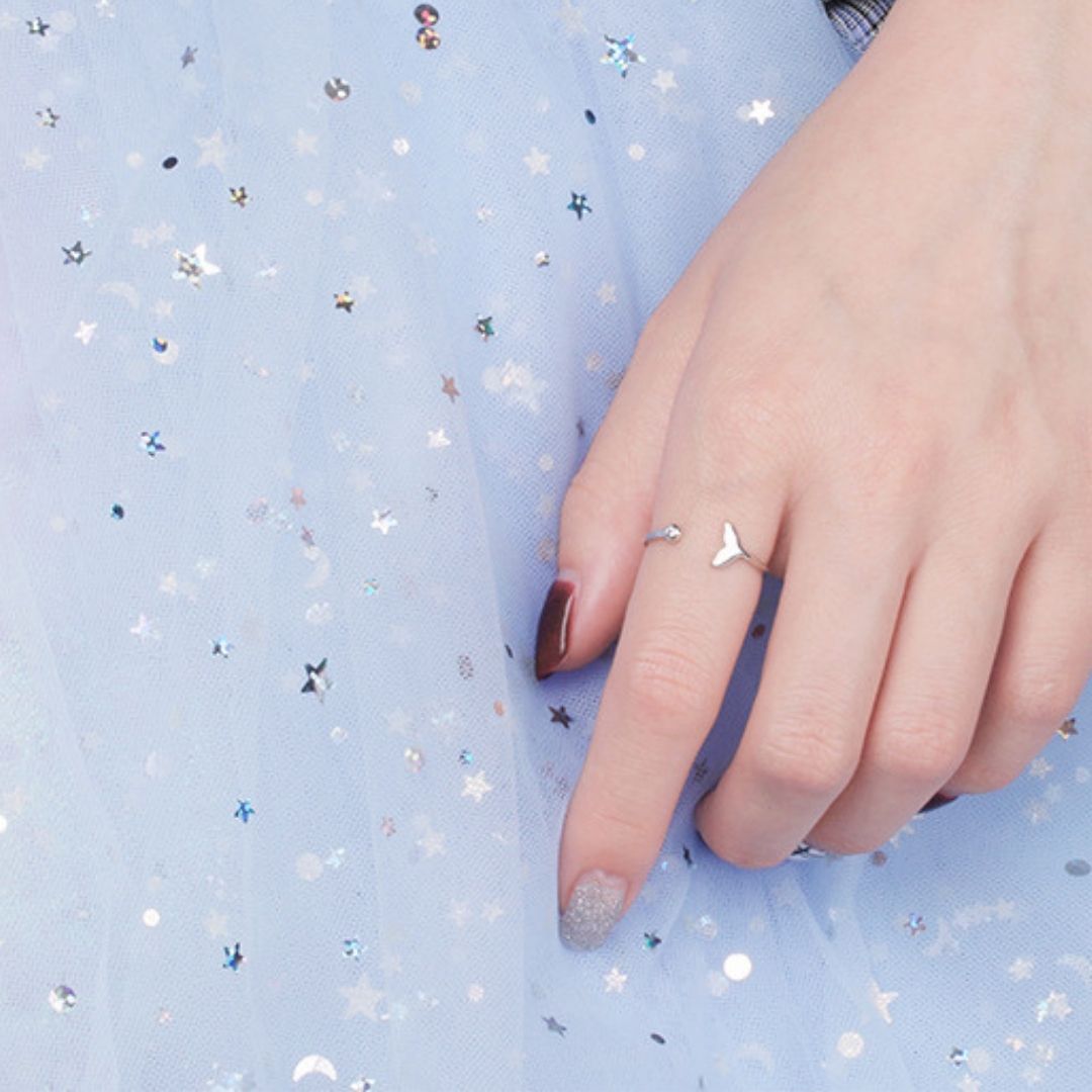 日本全国送料無料 ペアリング カップル 2個セット ハワイアン セット シルバーペアリング 指輪 リング ダイヤモンドリング シルバー ダイヤ フリーサイズリング ドルフィンリング ブランド 細め シルバー925 錆びない Fucoa Cl