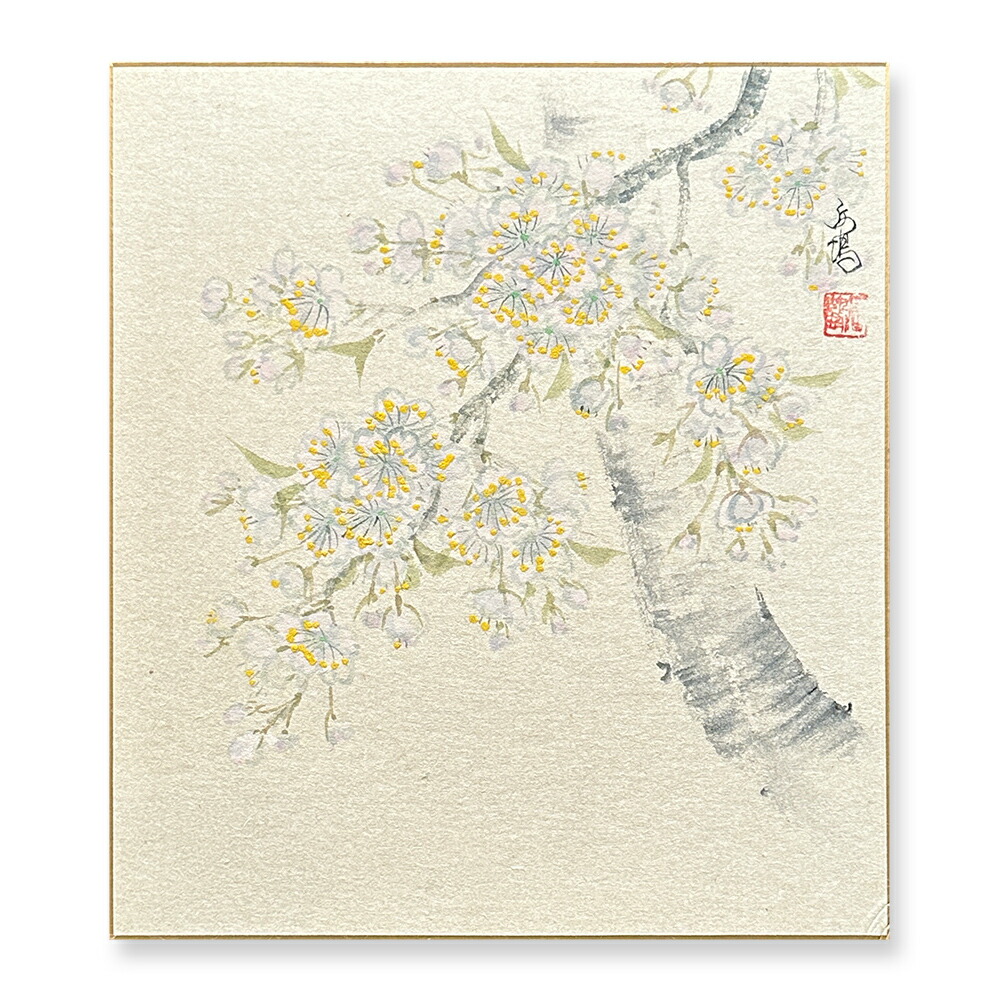 楽天市場】≪メール便対応≫アウトレット色紙 春【紫木蓮 012