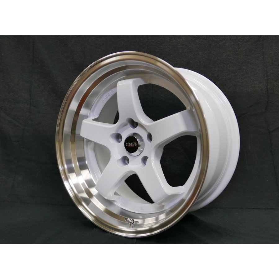 楽天市場】ホイール 17インチ 4本セット 17x9J +18 5JH-114.3 白 ホワイト スポーク CLEAVE 送料無料 No.2 :  TAKUMIモーターオイル