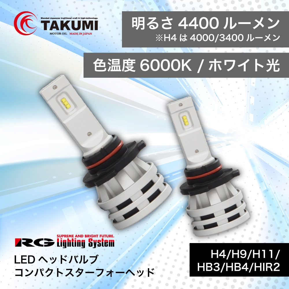 楽天市場】RG レーシングギア RGH-P793 LEDヘッドライトバルブ HIR2