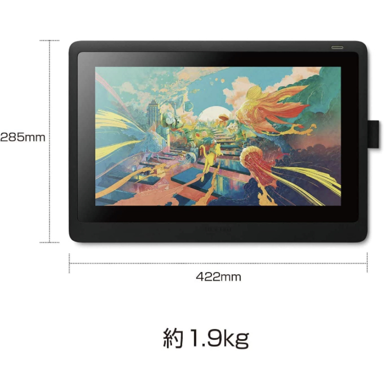 ワコム 液タブ 液晶ペンタブレット Wacom Cintiq 16 FHD ブラック